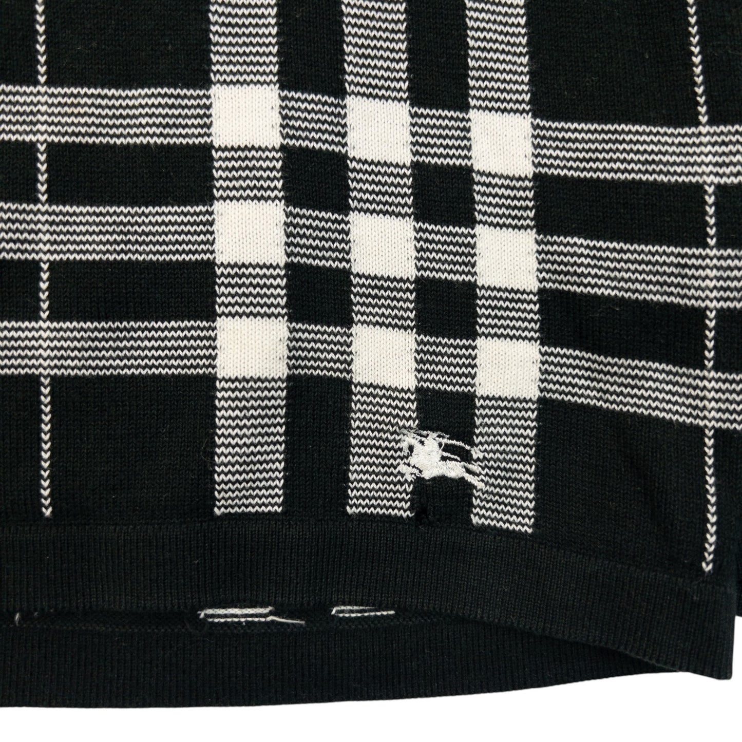 Vintage 2000s Burberry Nova Check Jumper Size M