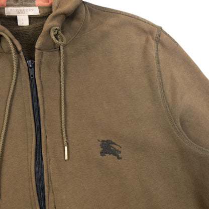 Vintage Burberry Brit Zip Up Hoodie in brown, photo 4
