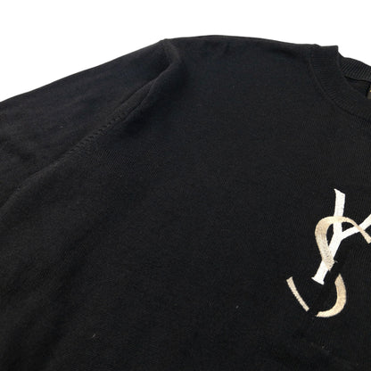 Vintage 90s YSL Yves Saint Laurent Embroidered Sweatshirt Size XS