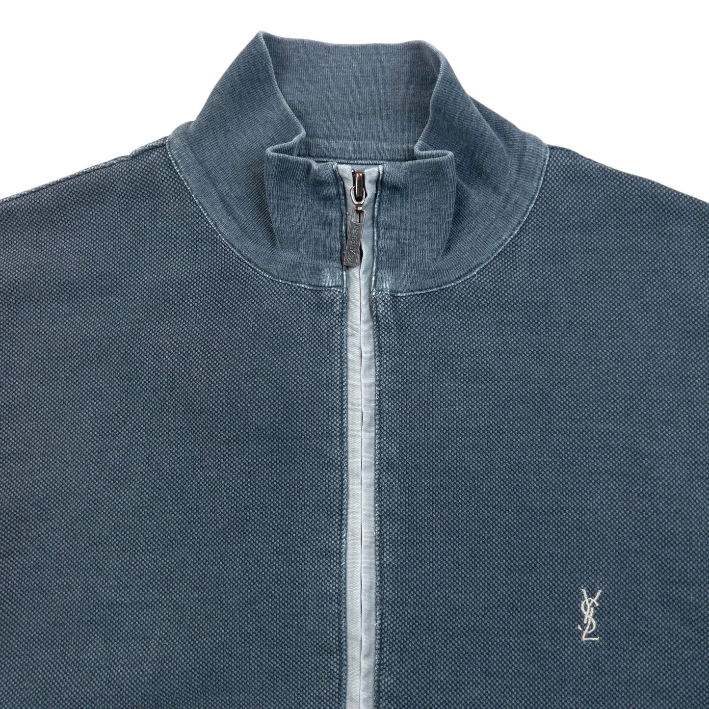 Vintage 2000s YSL Yves Saint Laurent Zip Up Sweatshirt Size M