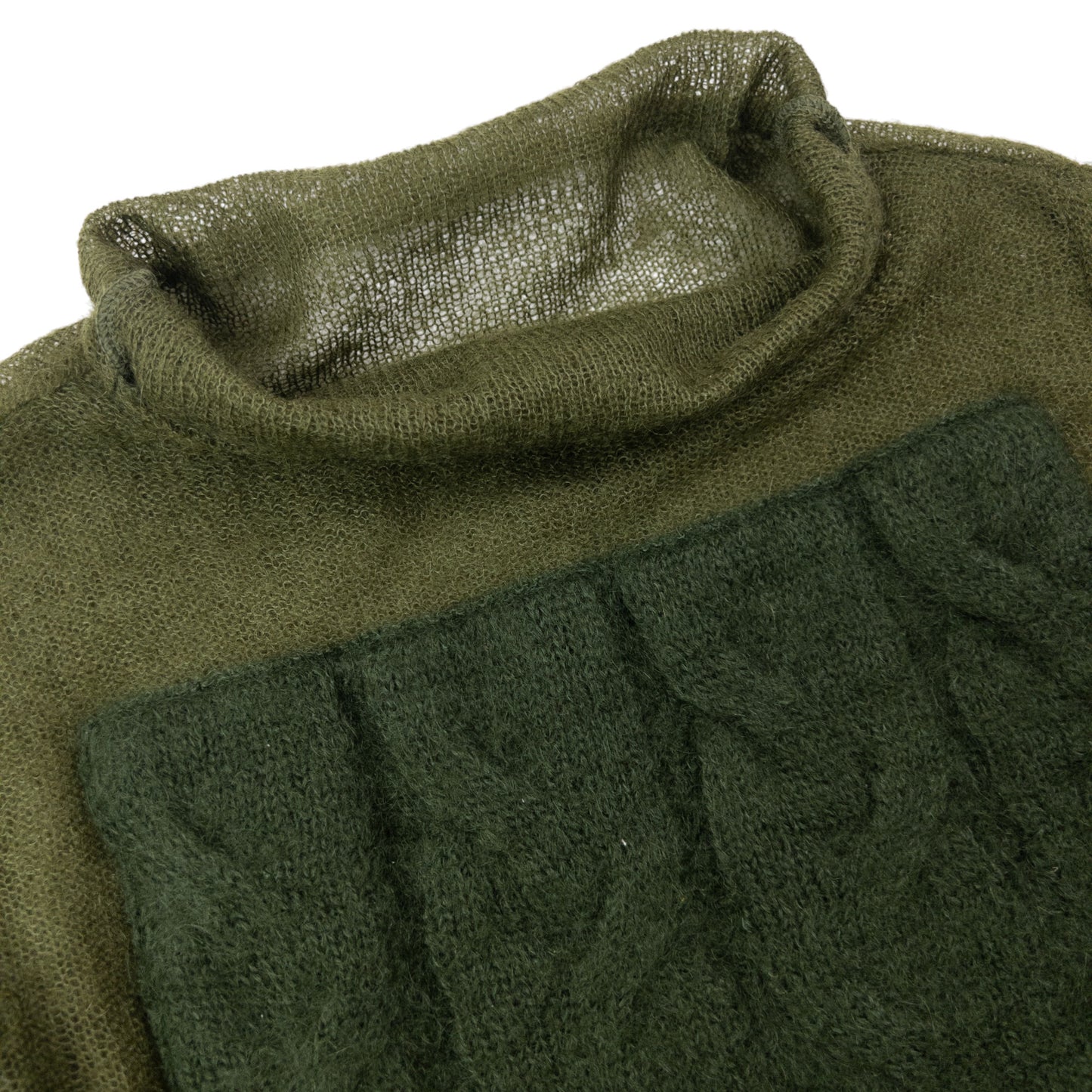 Vintage 2000s Marithe + Francois Girbaud Mock Neck Wool Jumper Womens Size M