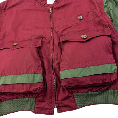 Vintage 80s CP Company Zip Off Sleeve Bomber Jacket Size S