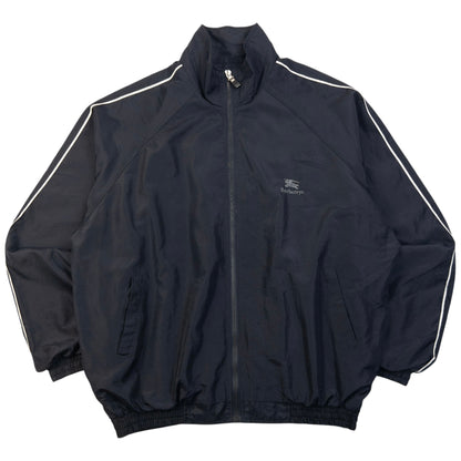 Vintage 90s Burberry Embroidered Zip Up Jacket Size XL