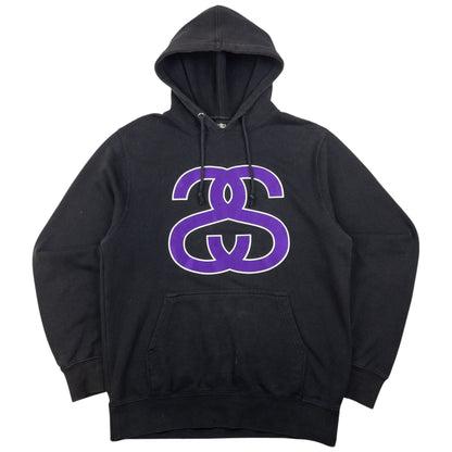 Vintage Stussy Logo Hoodie Size M