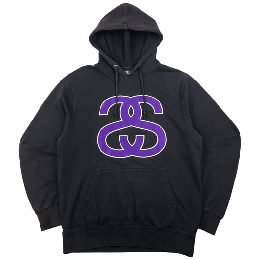 Vintage Stussy Logo Hoodie Size M
