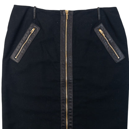 Vintage F/W 2000 Gucci By Tom Ford Cashmere Skirt Womens Size W29