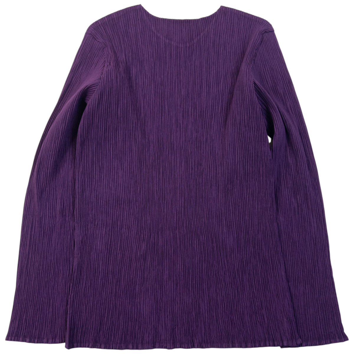 Vintage 90s Issey Miyake Pleated Long Sleeve Top Womens Size M
