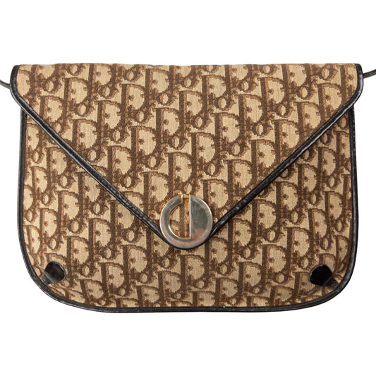 Vintage Dior Monogram Shoulder Bag