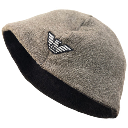 Vintage 2000s Emporio Armani Embroidered Wool Beanie Hat