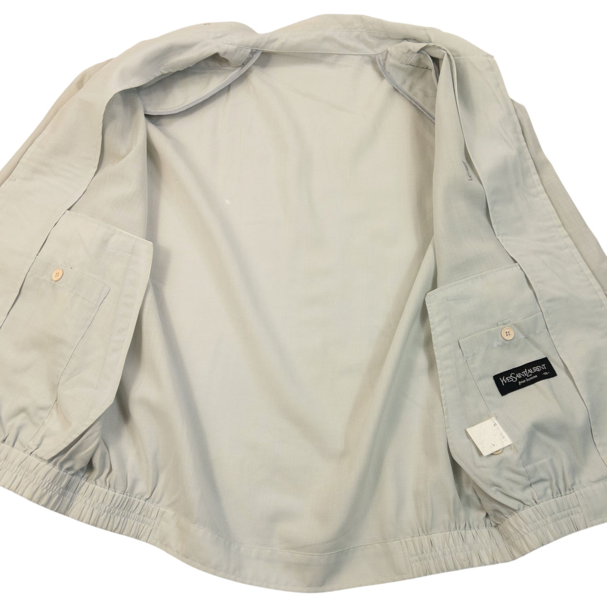 Vintage 90s YSL Yves Saint Laurent Harrington Jacket Size M