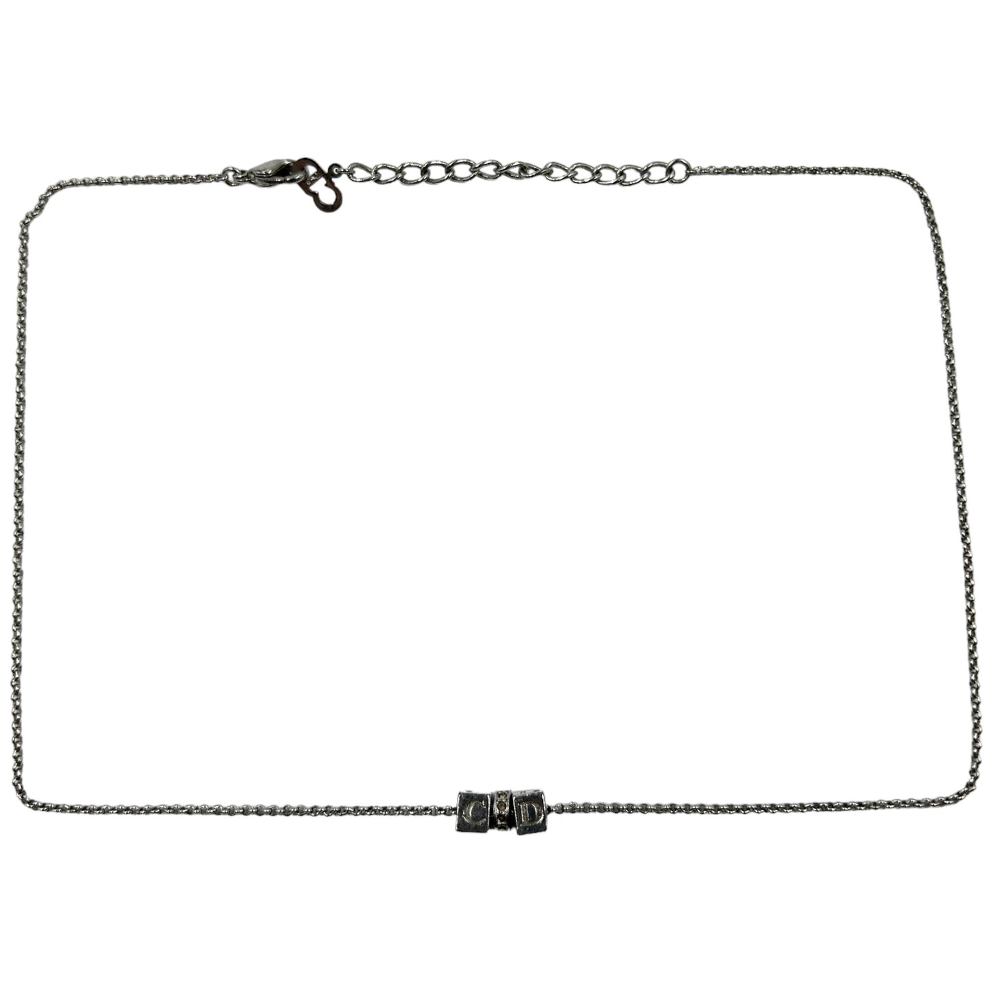 Vintage Christian Dior Cube Necklace