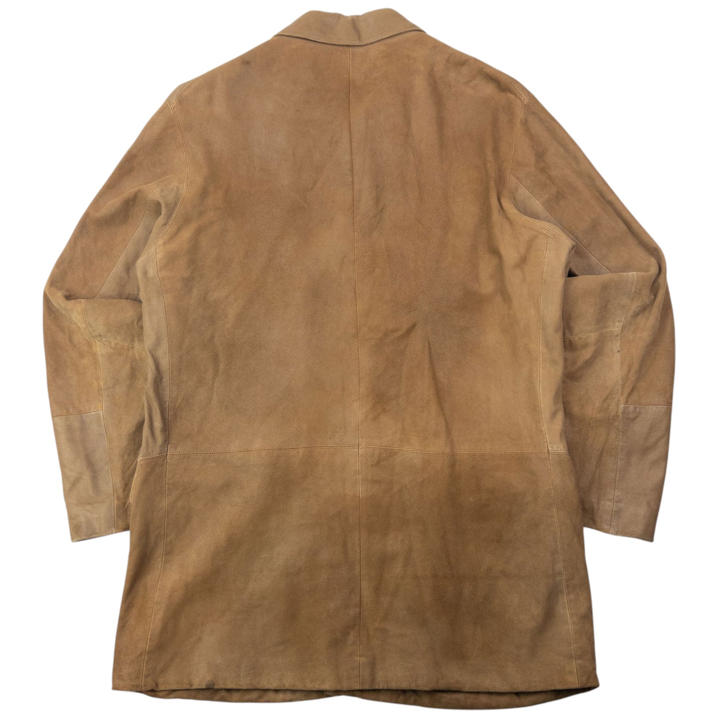 Vintage 90s Hugo Boss Button Up Suede Jacket Size XL