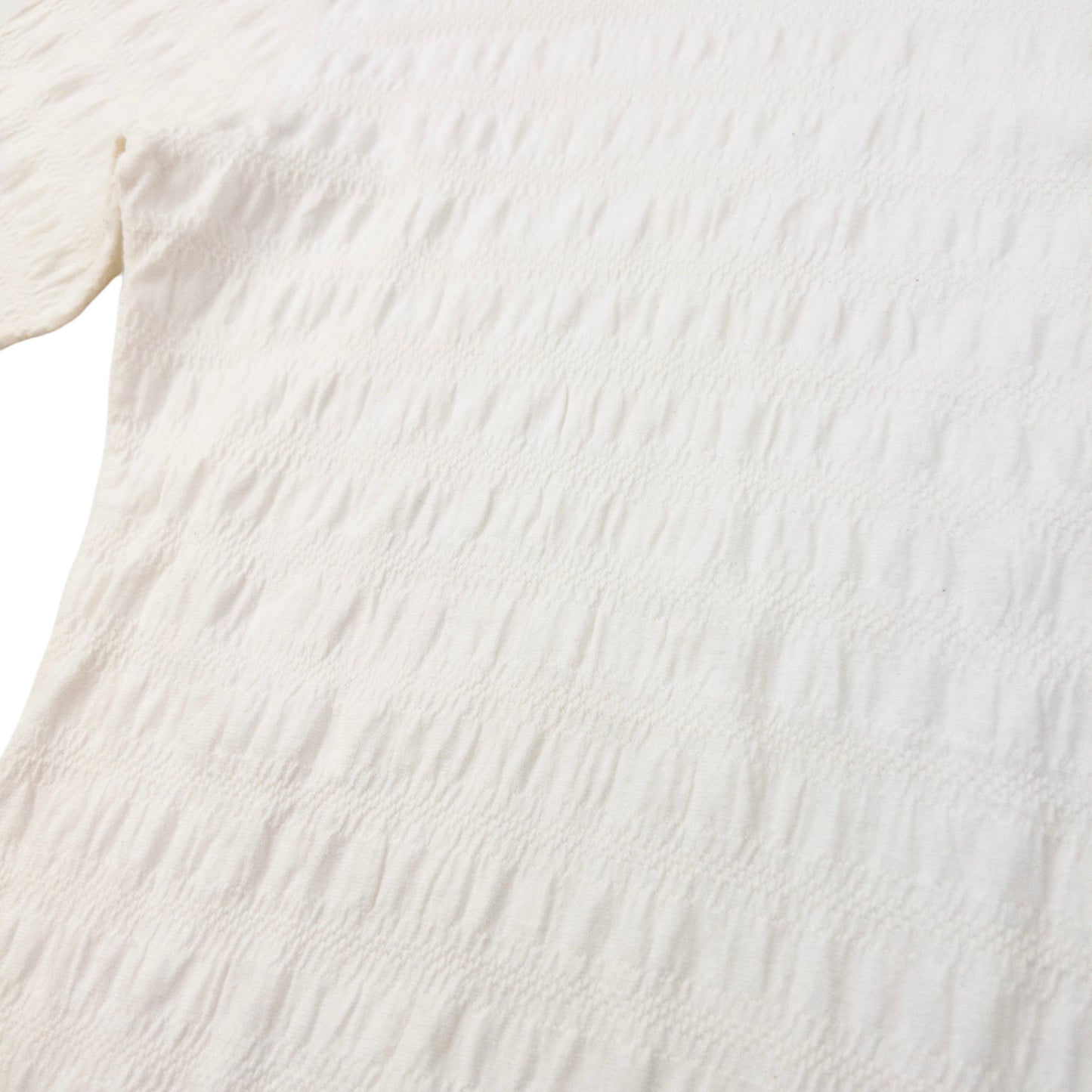 Vintage 90s Plantation By Issey Miyake Textured Long Sleeve T Shirt Womens Size M