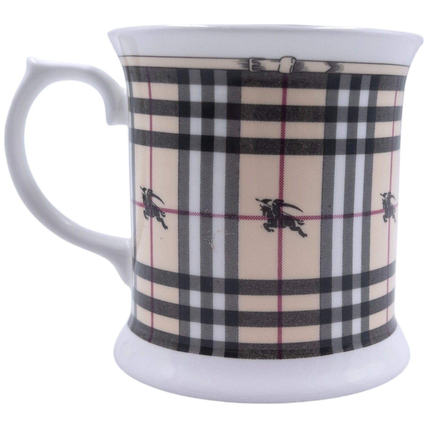 Vintage Burberry Nova Check Fine China Mug