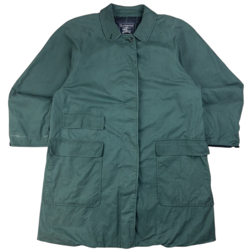 Vintage Burberry Nova Check Lined Trench Jacket Size L