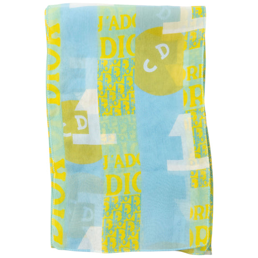 Vintage 2005 Dior Monogram Silk Scarf