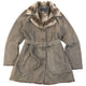Vintage 2000s Armani Jeans Belt Waist Fur Lined Jacket Womens Size L