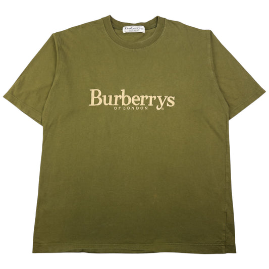 Vintage Burberry Embroidered T Shirt Size M