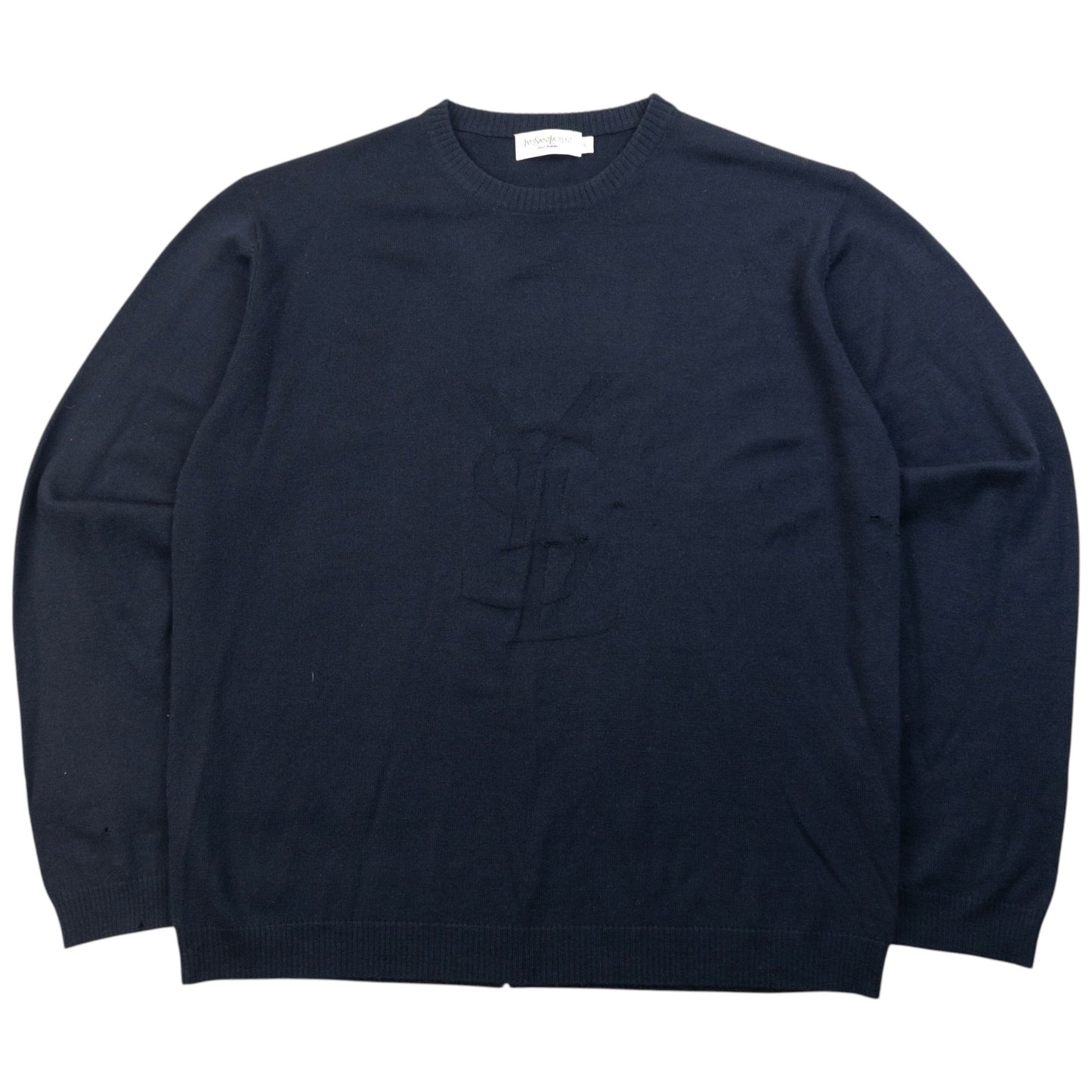 Vintage 2000s YSL Yves Saint Laurent Wool Jumper Size L