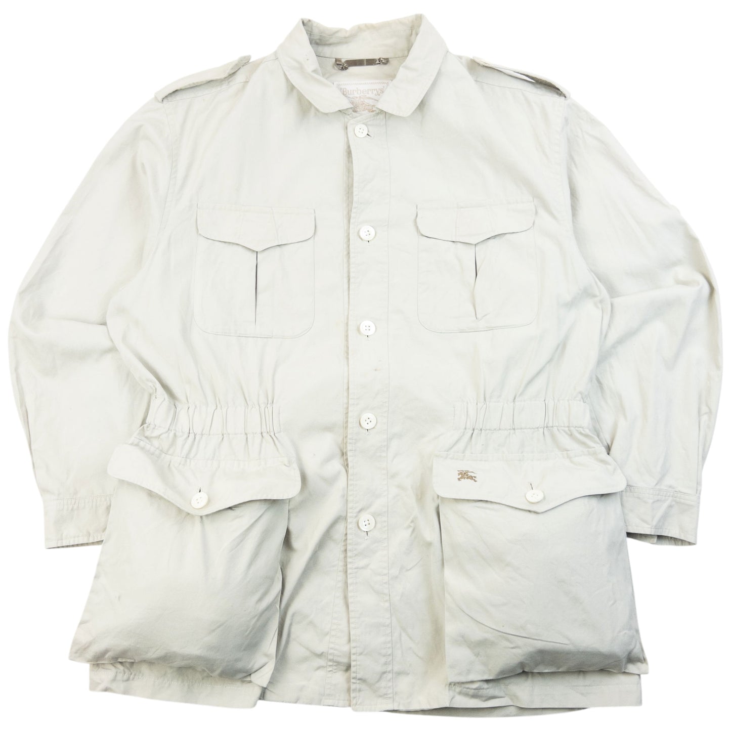 Vintage 90s Burberry Roll Sleeve Jacket Size M