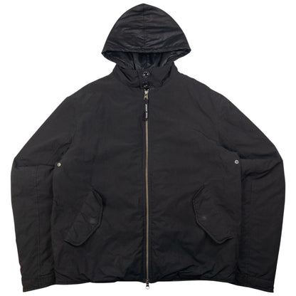 Vintage Armani Jeans Removable Hood Zip Jacket Size M