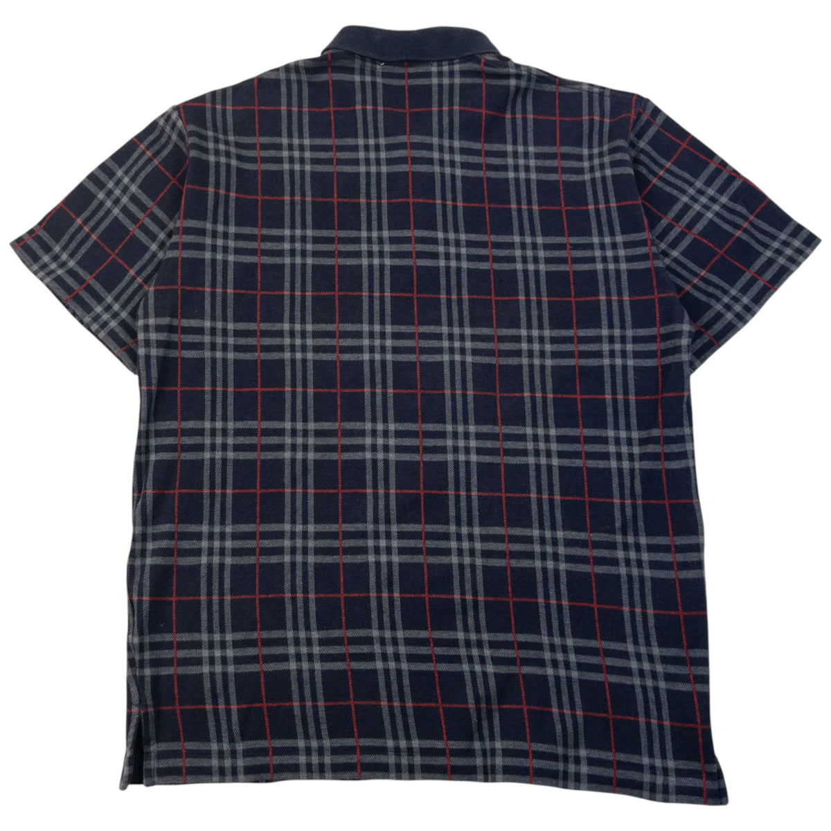 Vintage 90s Burberry Nova Check Polo Shirt Size M