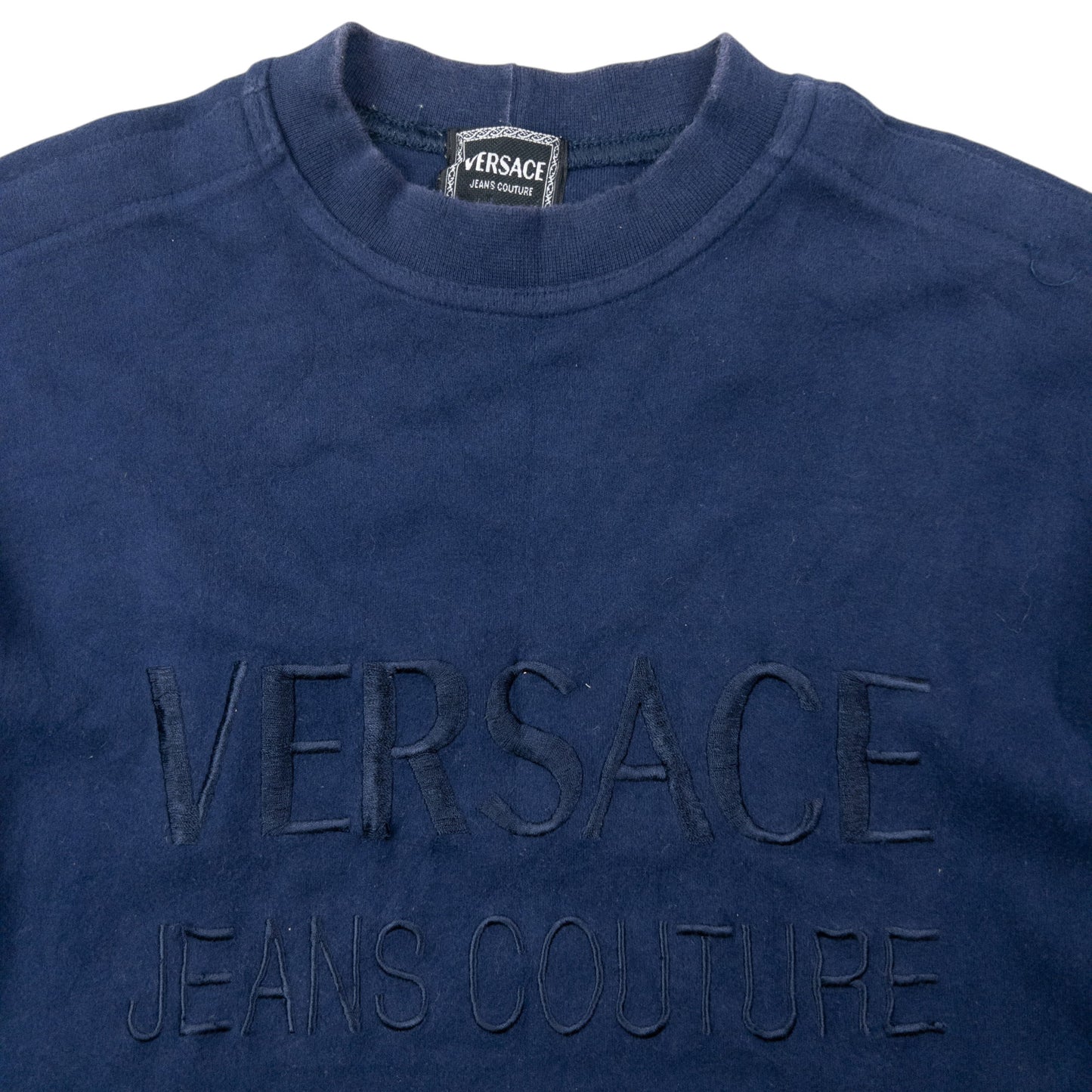 Vintage 2000s Versace Jeans Couture Embroidered Sweatshirt Size S