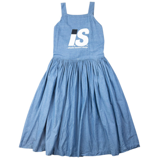 Vintage Issey Miyake I.S. Tie Back Apron Dress Womens Size S