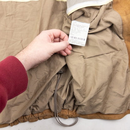 Vintage 2000s Hugo Boss Zip Up Suede Jacket Size L