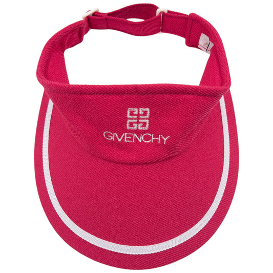 Vintage 90s Givenchy Embroidered Visor Hat