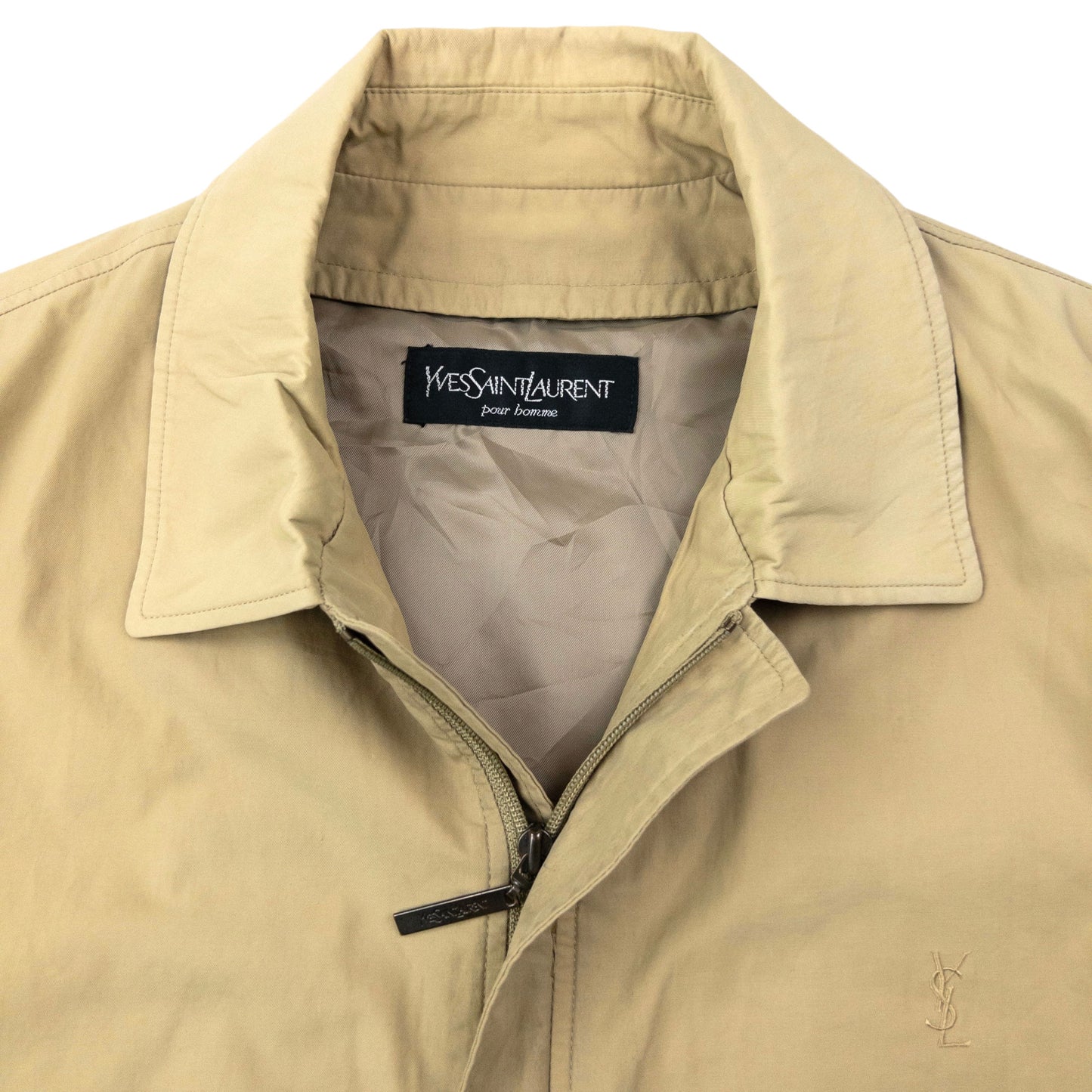 Vintage 90s YSL Yves Saint Laurent Harrington Jacket Size L