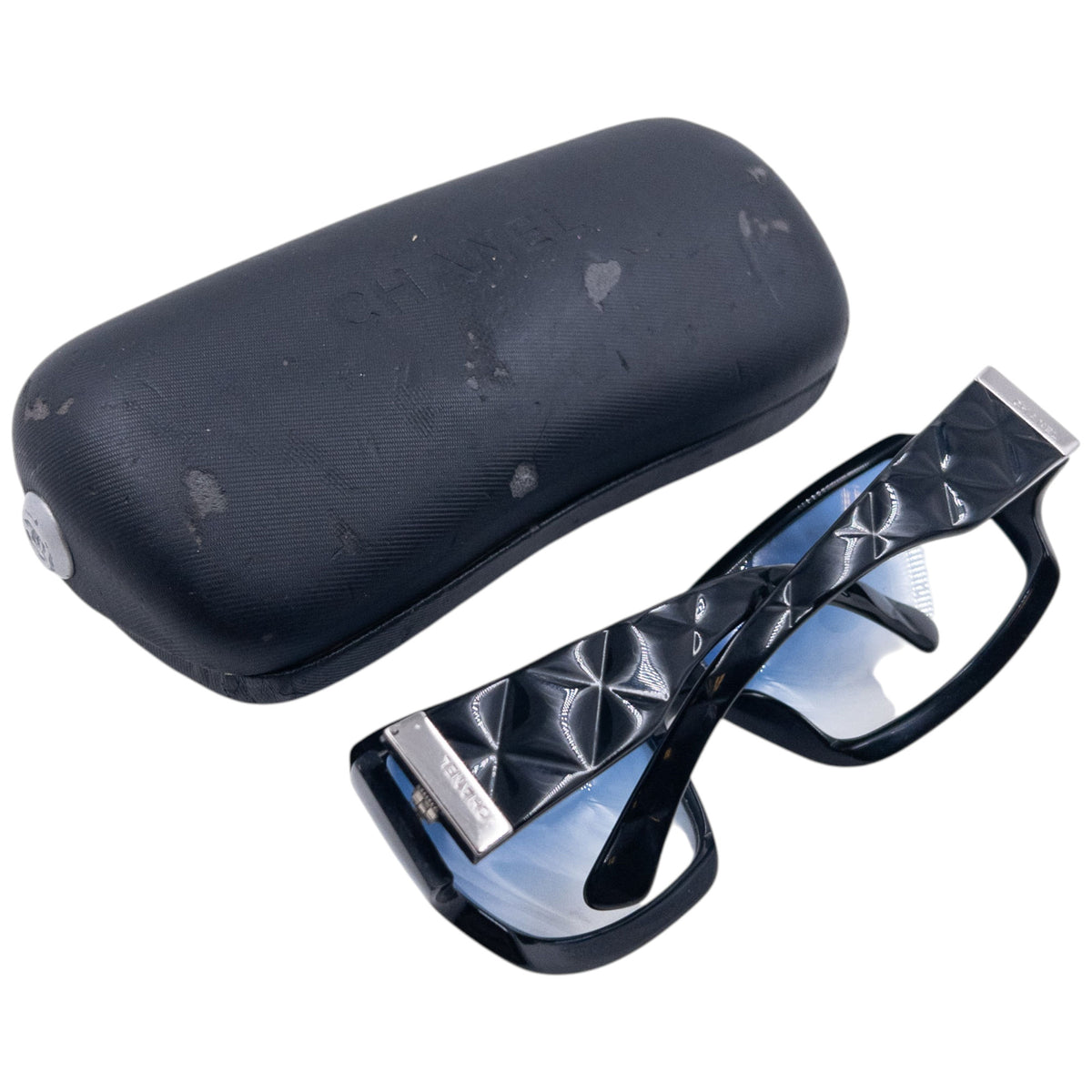 Vintage 2000s Chanel Embossed Sunglasses