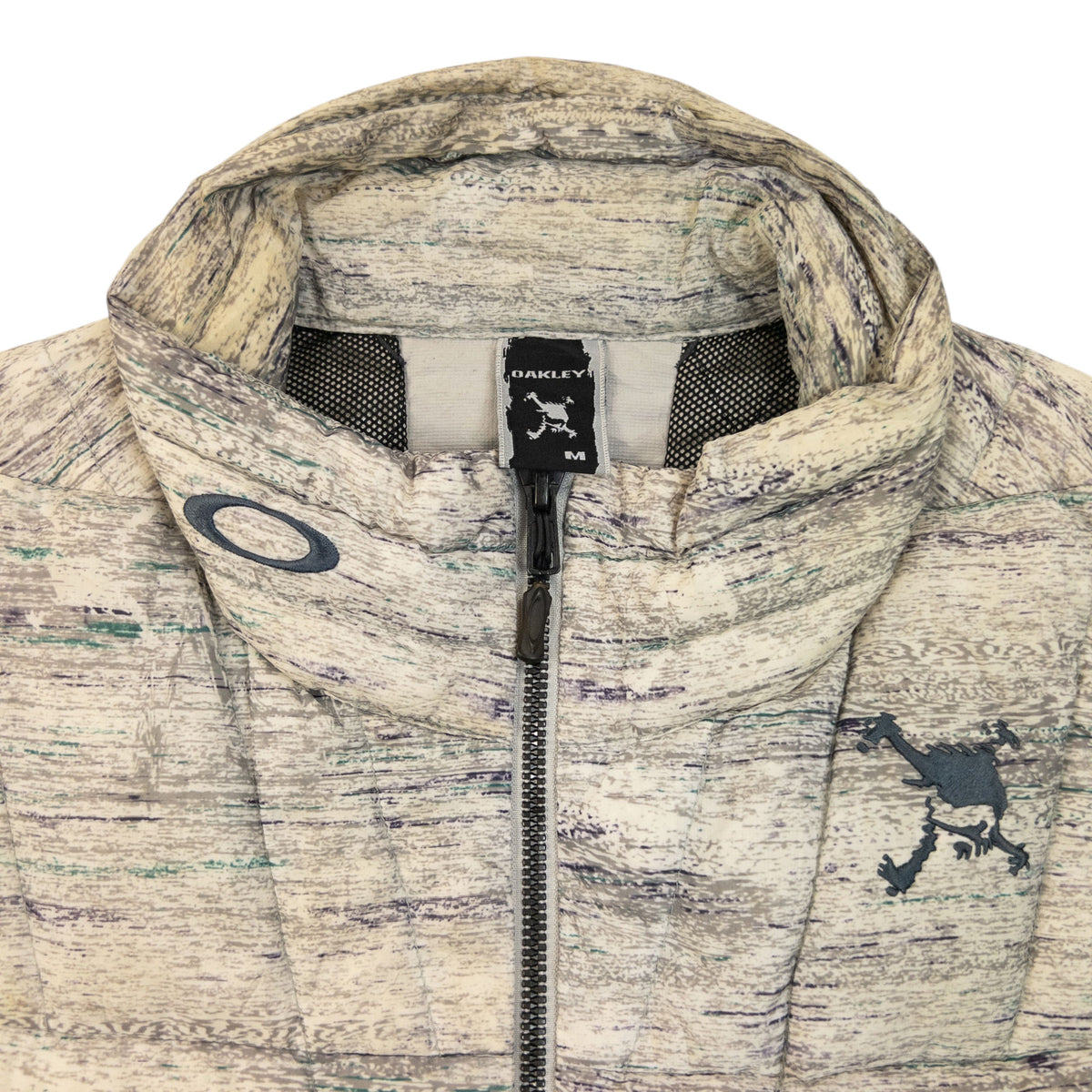 Vintage Oakley Padded Zip Up Gilet Size S