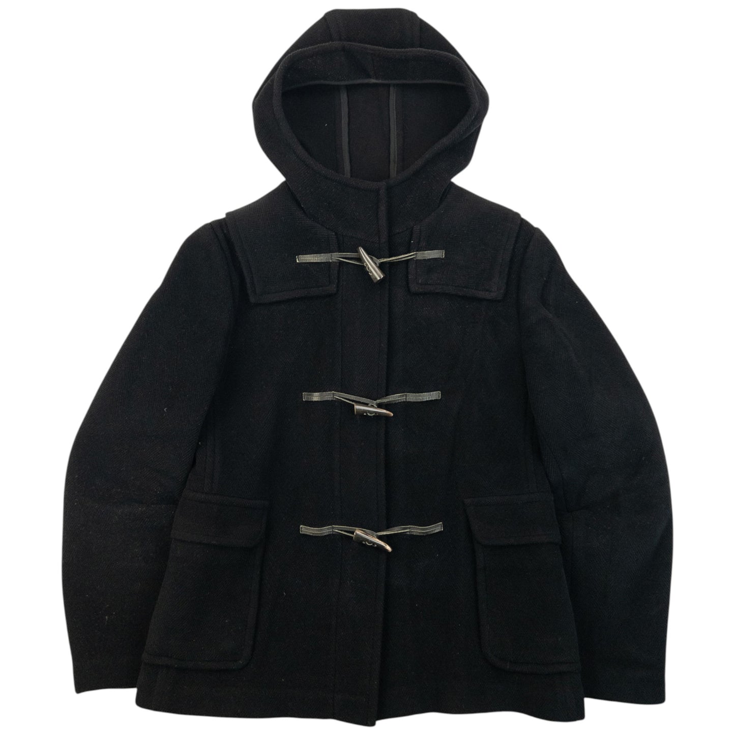 Vintage 2000s Burberry Wool Duffle Jacket Womens Size S