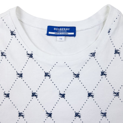 Vintage Burberry Monogram Vest Top Womens Size M