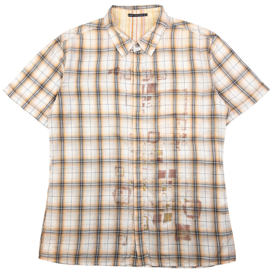 Vintage Marithe + Francois Girbaud Short Sleeve Button Up Shirt Size M