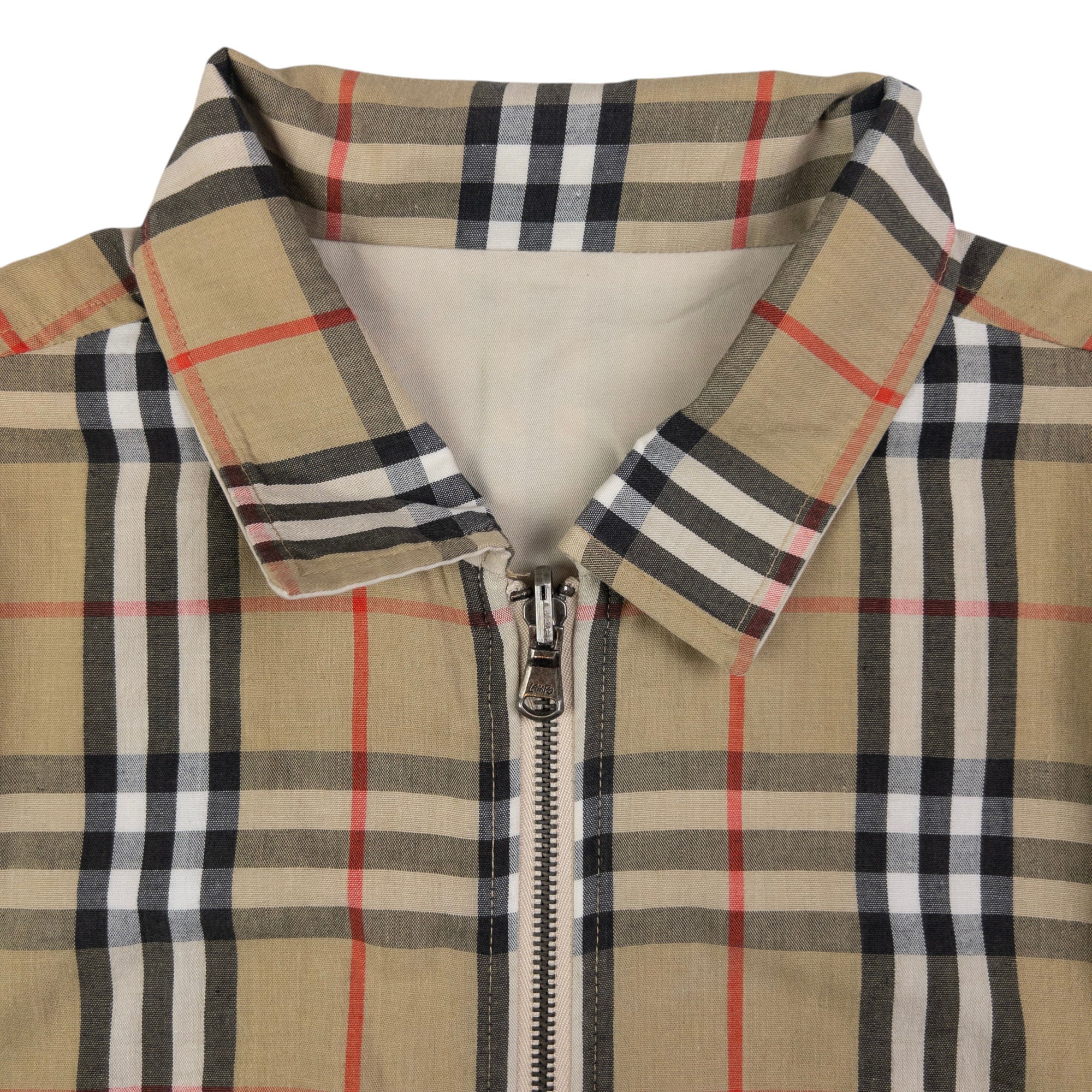 Vintage Burberry Nova Check Reversible Zip Up Jacket Size L