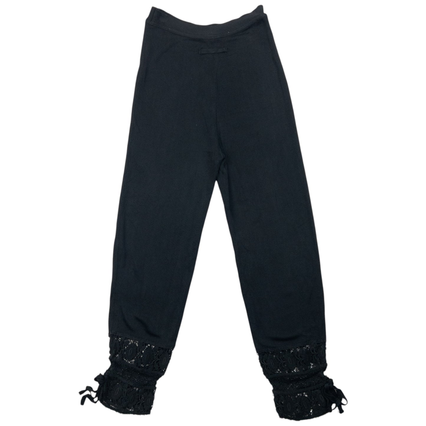Vintage 90s Jean Paul Gaultier Femme Lace Cuff Trousers Womens Size W26