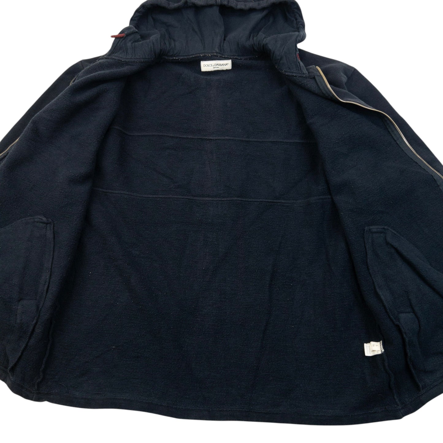 Vintage 2000s Dolce & Gabbana Athletic Zip Up Hoodie Size L