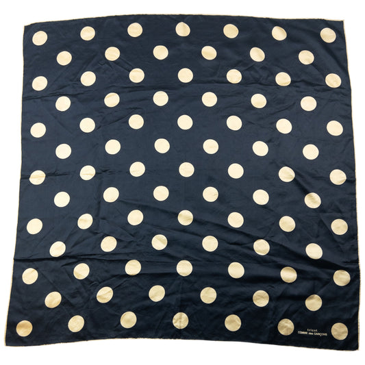 Vintage 90s Comme Des Garçons Tricot Polka Dot Silk Scarf