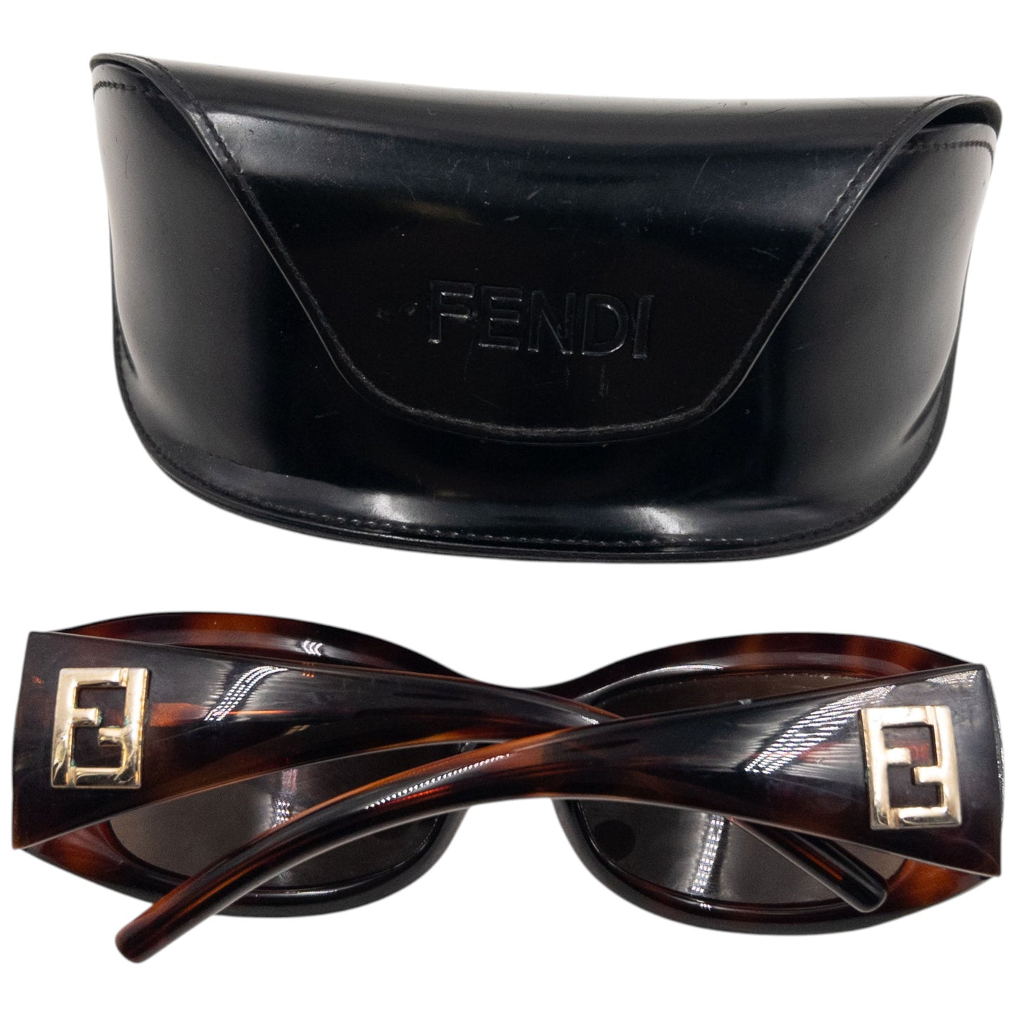 Vintage 2000s Fendi Tortoise Shell Sunglasses