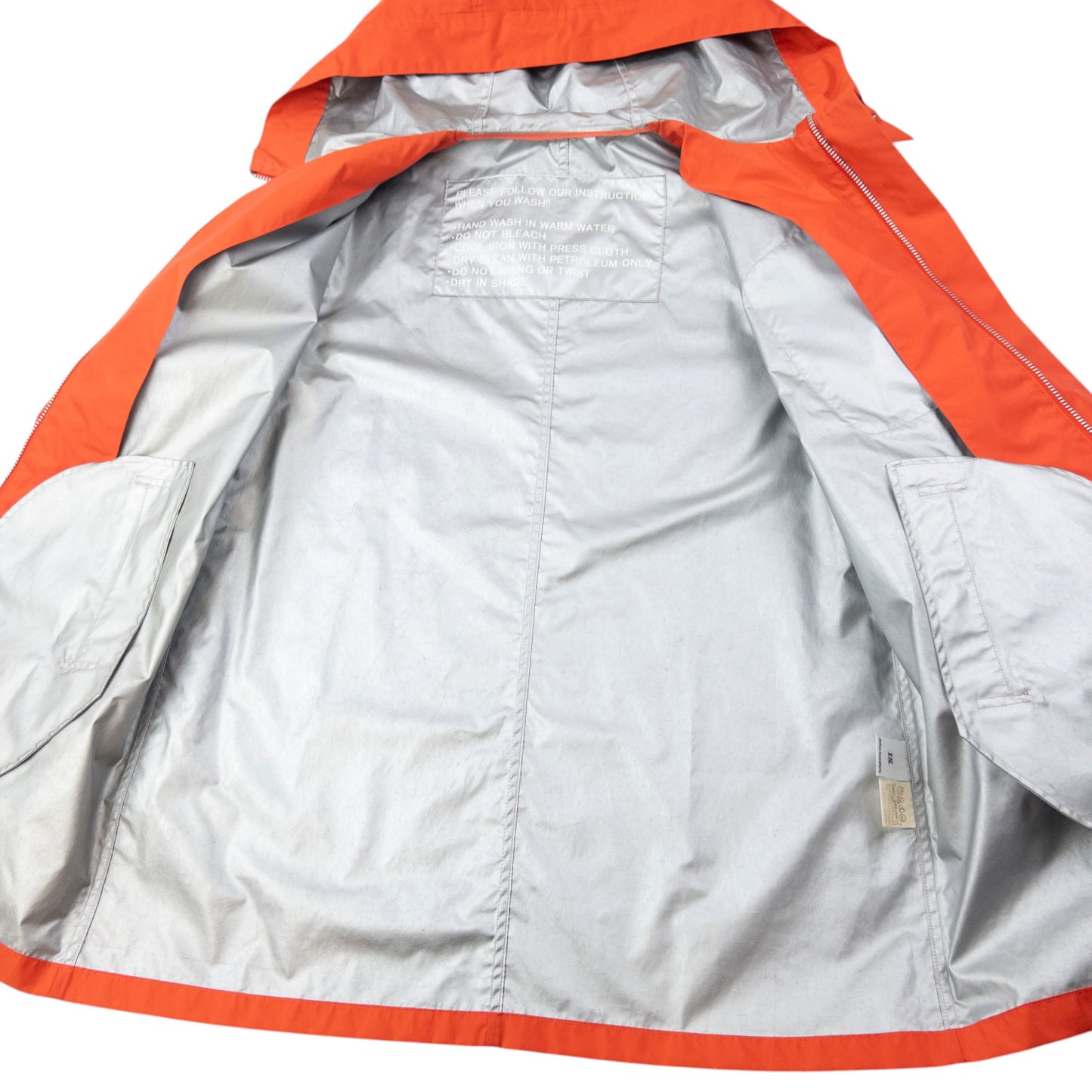 Vintage 2000s I.S. Sunao Kuwahara 3d Pocket Zip Up Rain Jacket Size S