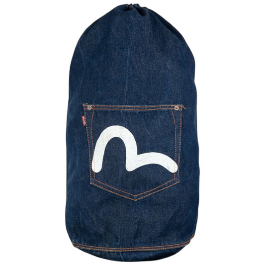 Vintage Evisu Gull Japanese Denim Crossbody Duffel Bag