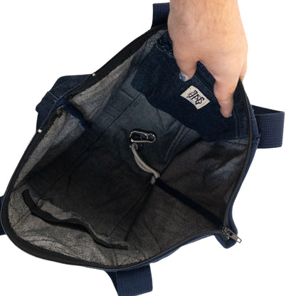 Vintage 2000s Jean Paul Gaultier JPG Denim Shoulder Bag