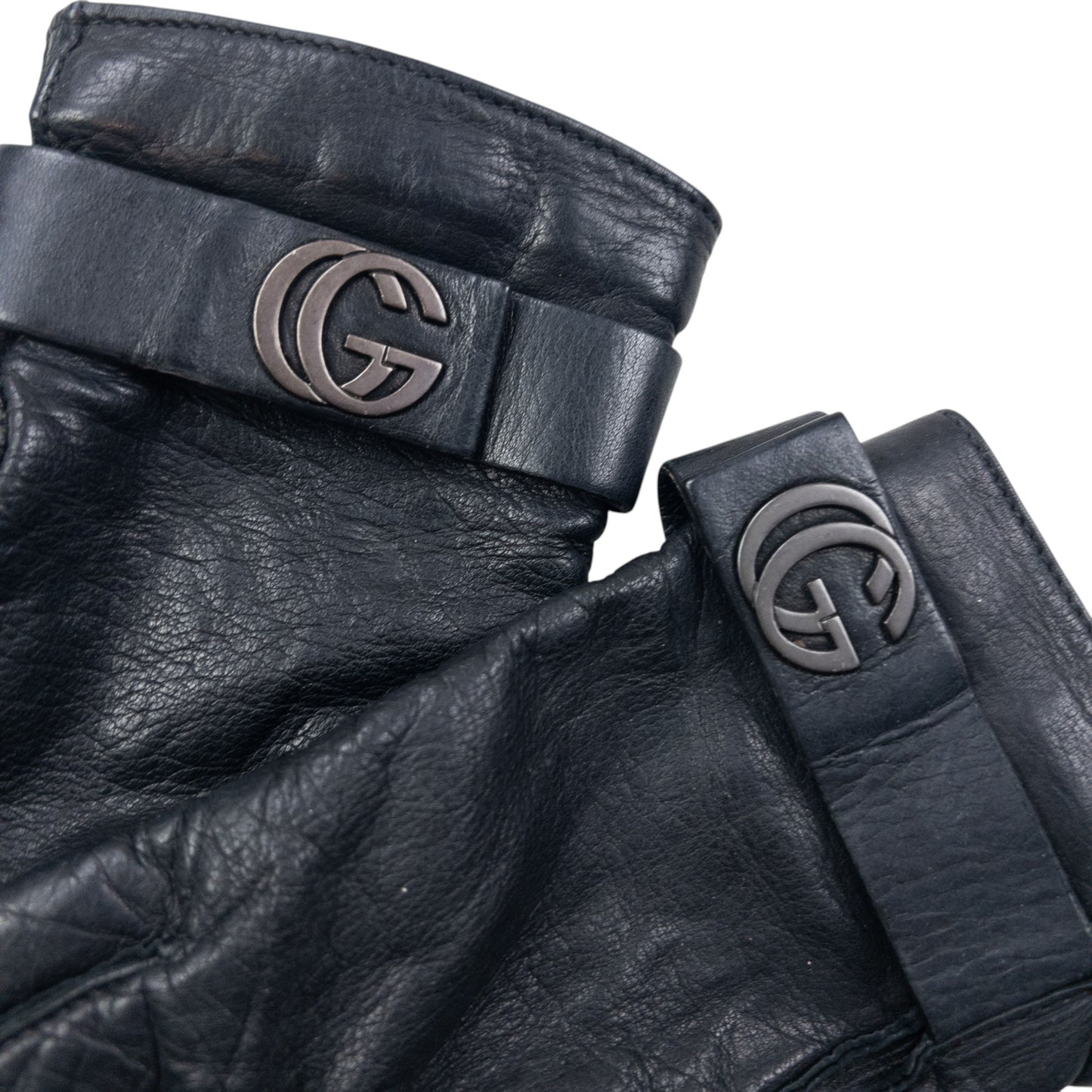 Vintage 2000s Gucci Leather Gloves