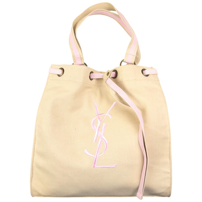 Vintage YSL Yves Saint Laurent Embroidered Tote Shoulder Bag