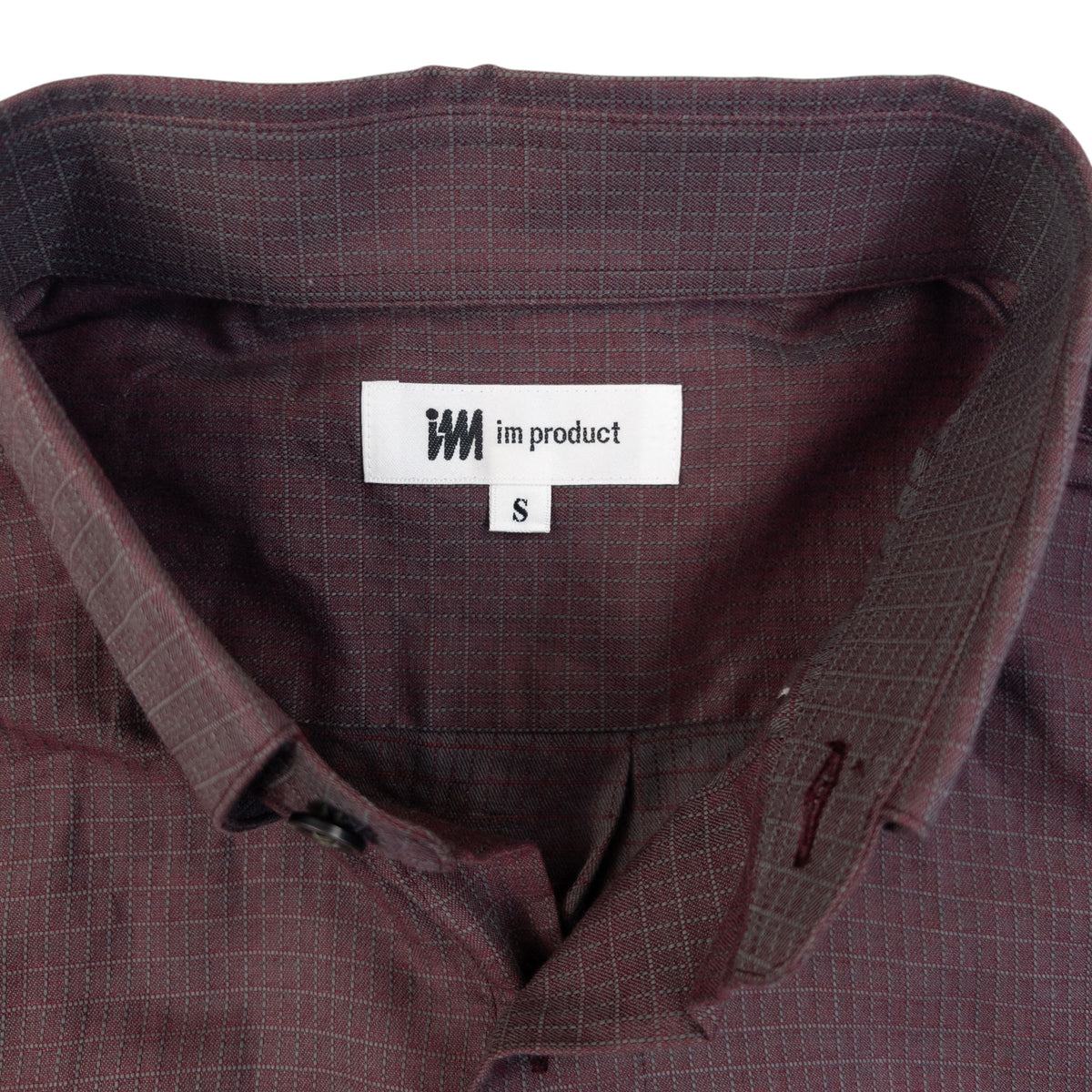Vintage 90s Issey Miyake Checkered Long Sleeve Button Up Shirt Size S