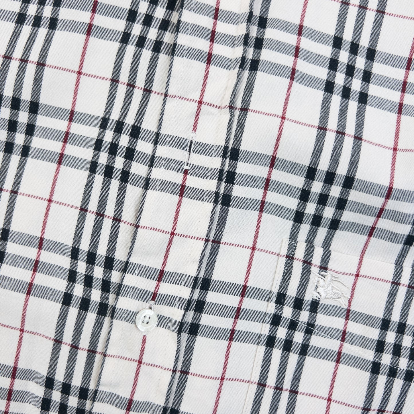 Vintage 2000s Burberry Nova Check Long Sleeve Button Up Shirt Size S