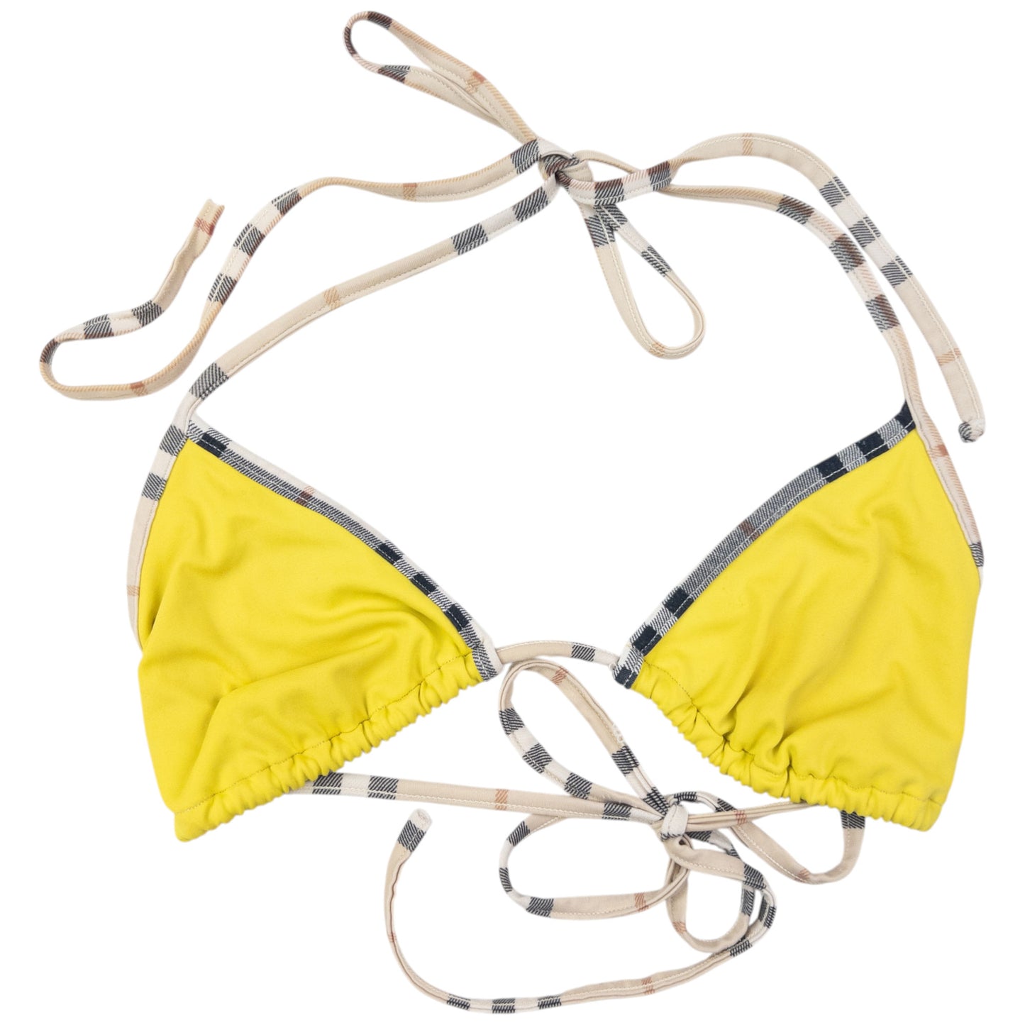 Vintage 2000s Burberry Nova Check Bikini Set Womens Size M