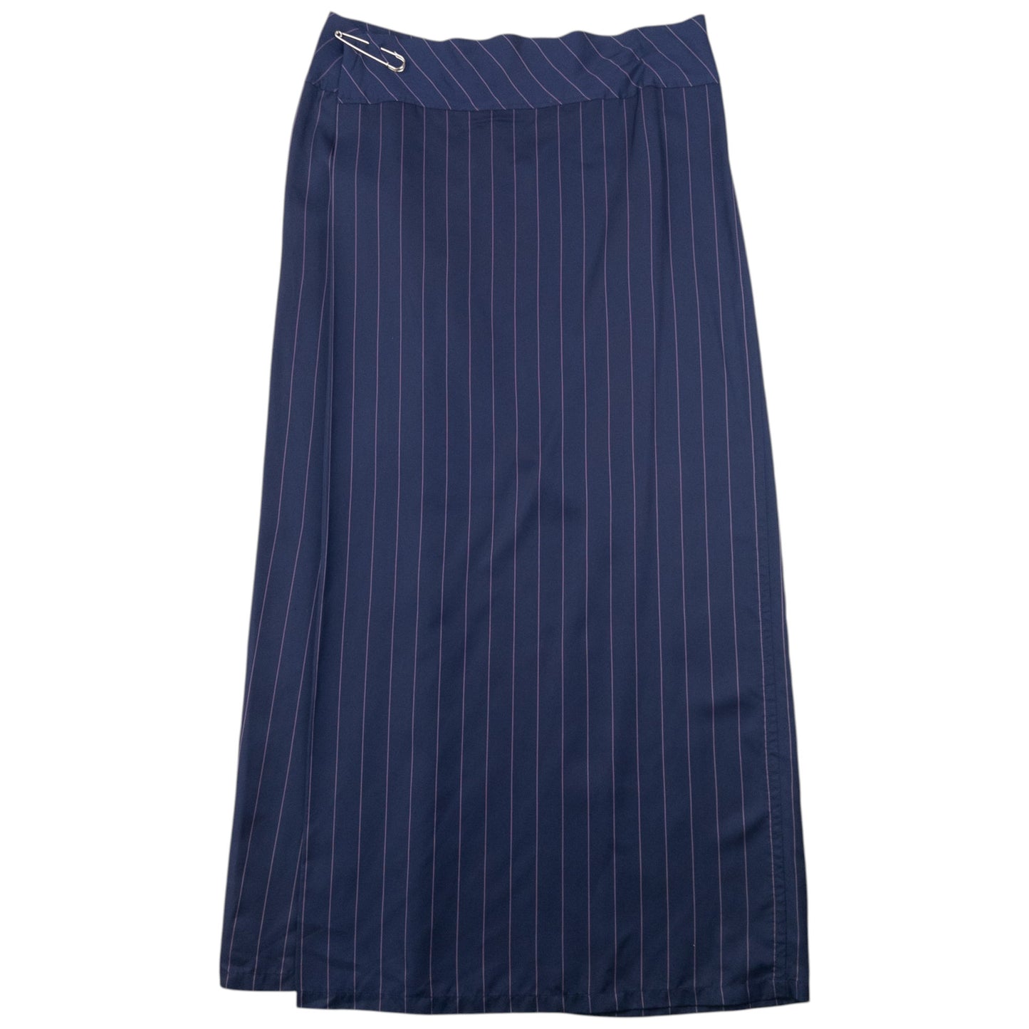 Vintage Yohji Yamamoto Striped Cupro Skirt Womens Size W32